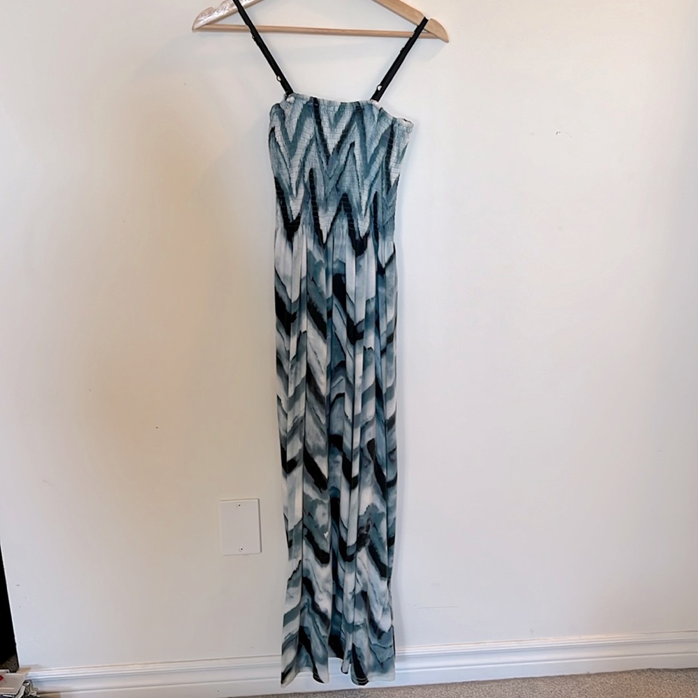 Tie-dye Summer Maxi Dress fits like a Small